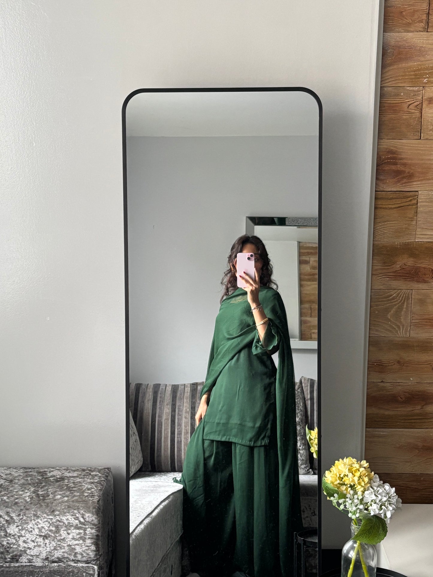 Emerald Sharara set